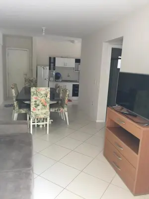 A planta de Apartamento de 2 quartos no Jardim das Américas- Bombinhas