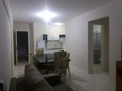 A planta de Apartamento de 2 quartos no Jardim das Américas- Bombinhas