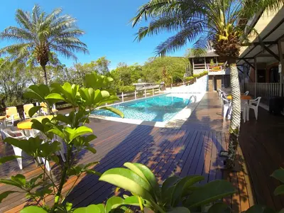 A piscina em ou perto de Pousada Magnus