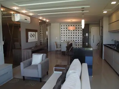 A cozinha ou kitchenette de ANSNEGOCIOS DUPLEX FRENTE PRAIA MARISCAL 205 Palm