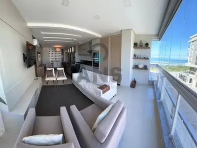 Uma área de estar em ANSNEGOCIOS DUPLEX FRENTE PRAIA MARISCAL 205 Palm
