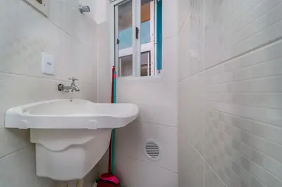 Uma casa de banho em Condomínio Solar das Bromélias