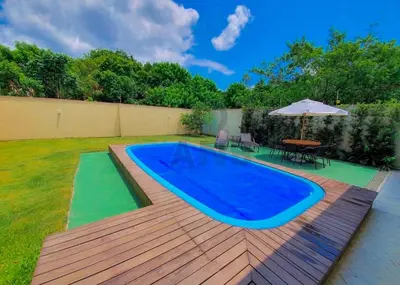 A piscina em ou perto de ANSNEGOCIOS CASA PISCINA AQUECIDA PRAIA MARISCAL - Ac