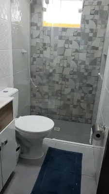 A planta de Casa de 2 quartos no Centro de Bombinhas