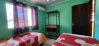 A planta de Casa de 2 quartos no Centro de Bombinhas