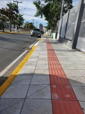 A vizinhança circundante ou próxima da casa de férias