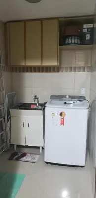 A cozinha ou kitchenette de Residencial Hannah - Casa 6 - Porto Belo SC - Bairro Perequê