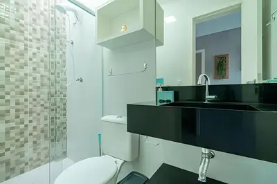 Uma casa de banho em Residencial Ribeiro