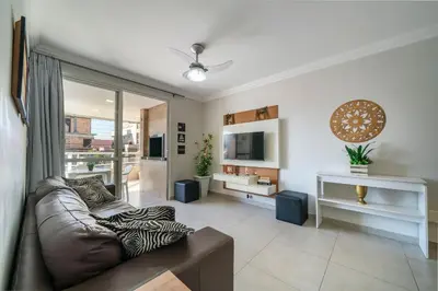 Uma televisão e/ou sistema de entretenimento em Residencial Ilha de Majorca