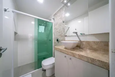 Uma casa de banho em Residencial Ilha de Majorca