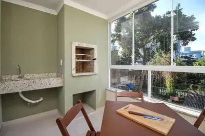 A planta de Aluguel Apartamento 2 quartos s/ 1 suíte Bombas/SC