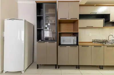 A cozinha ou kitchenette de Aluguel Apartamento 2 quartos s/ 1 suíte Bombas/SC