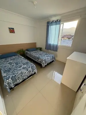 Uma cama ou camas num quarto em María Augusta. Apto 304