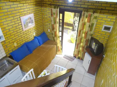 A planta de Apto Duplex Bombinhas