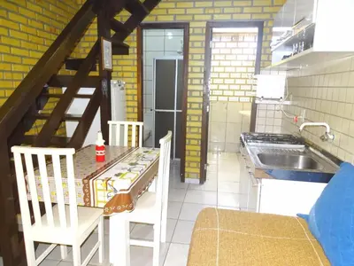 A planta de Apto Duplex Bombinhas