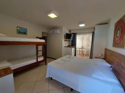 Uma cama ou camas num quarto em Pousada Al Mare