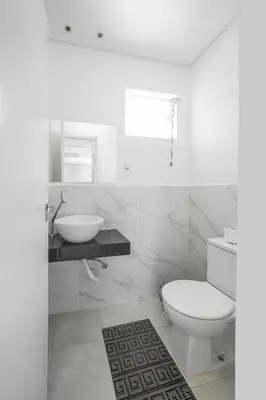 Uma casa de banho em Casa de Praia, Balneário Camboriú