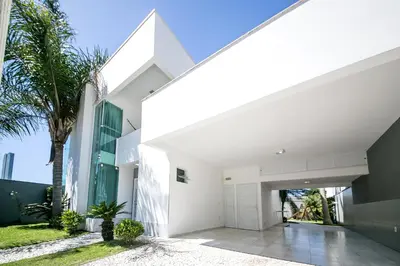 O edifício onde a casa de férias está situado