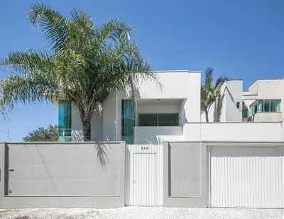 O edifício onde a casa de férias está situado