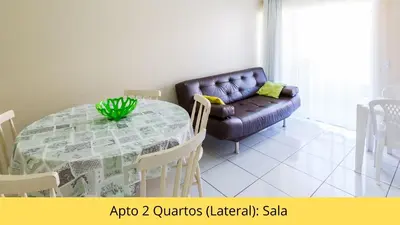 Uma área de estar em Residencial Dona Naime