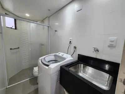 Uma casa de banho em Bomar Residence