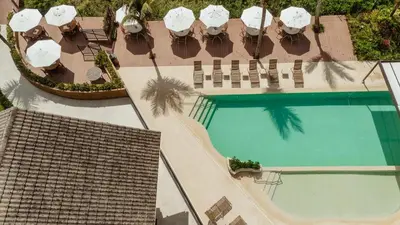 A piscina em ou perto de Morada do Guaruçá