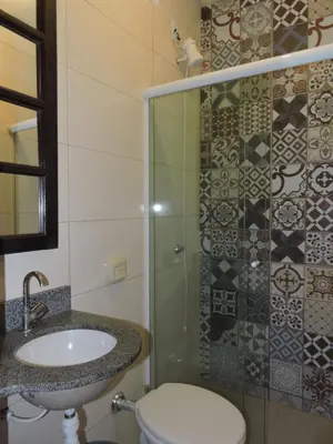 Uma casa de banho em Pousada Beija-Flor