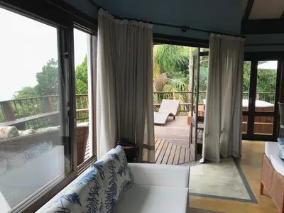 Uma varanda ou terraço em Resort Refúgio do Estaleiro