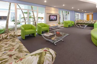O centro de fitness e/ou as comodidades de fitness de Solis Praia Hotel Itapema