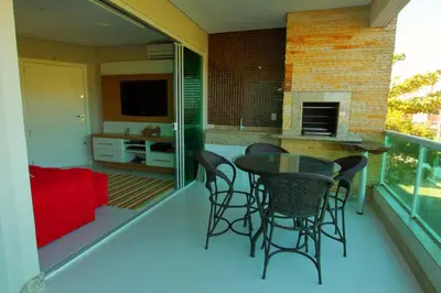 Uma varanda ou terraço em Villa das Ondas - Mariscal