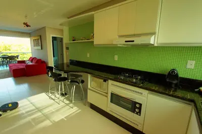 A cozinha ou kitchenette de Villa das Ondas - Mariscal