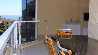 Uma varanda ou terraço em 1034 - Apartamento para locação em Bombinhas