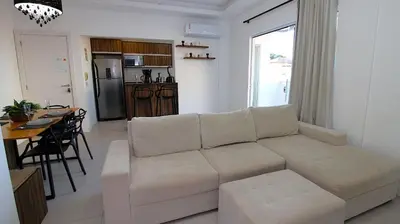 A cozinha ou kitchenette de 1074 - Apartamento para locação no centro de Bombinhas