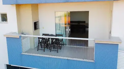 Uma varanda ou terraço em 1074 - Apartamento para locação no centro de Bombinhas