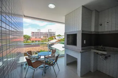 A planta de 1032 - Apartamento para locação no centro de Bombinhas - Residencial Boulervard - 210