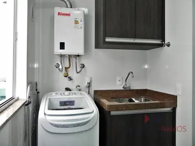 A cozinha ou kitchenette de 1058 - Praia de Bombinhas locação de temporada