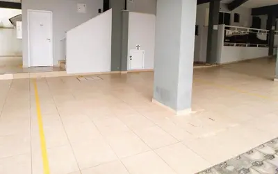 A cozinha ou kitchenette de 1052 - Apartamento com vista para o mar em Bombinhas - Residencial Salema Apto 301