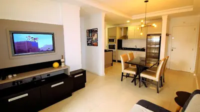 A cozinha ou kitchenette de 1044 - Apartamento de 01 dormitório em Bombinhas - Residencial Egídio Pinheiro 101 B