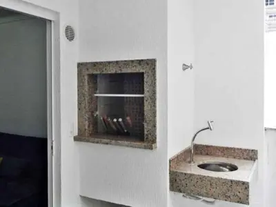 A planta de 1044 - Apartamento de 01 dormitório em Bombinhas - Residencial Egídio Pinheiro 101 B