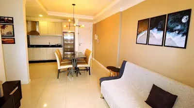 A cozinha ou kitchenette de 1044 - Apartamento de 01 dormitório em Bombinhas - Residencial Egídio Pinheiro 101 B
