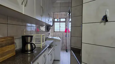 A cozinha ou kitchenette de Lindo Apto Itapema Meia Praia Frente ao Mar, 6 pessoas, alto padrão