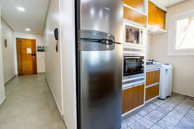 A cozinha ou kitchenette de 1078 - Apartamento com vista para o mar em Bombinhas