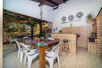 A planta de Praia do Mariscal, casa para10 pessoas, Casa Marixca