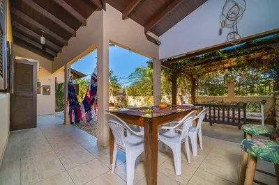 A planta de Praia do Mariscal, casa para10 pessoas, Casa Marixca