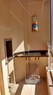 A planta de Apartamento 2º Andar Fundos Garagem para Carro Pequeno