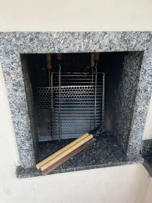 A planta de Apartamento 2º Andar Fundos Garagem para Carro Pequeno