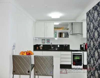 A cozinha ou kitchenette de 1056 - Apartamento para locação na praia de Bombinhas