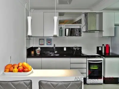 A cozinha ou kitchenette de 1056 - Apartamento para locação na praia de Bombinhas