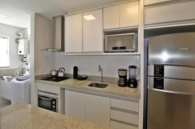 A cozinha ou kitchenette de 1081 - Praia de Bombinhas locação de temporada
