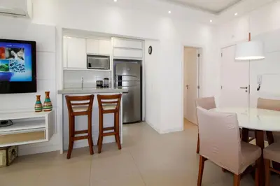 A cozinha ou kitchenette de 1081 - Praia de Bombinhas locação de temporada